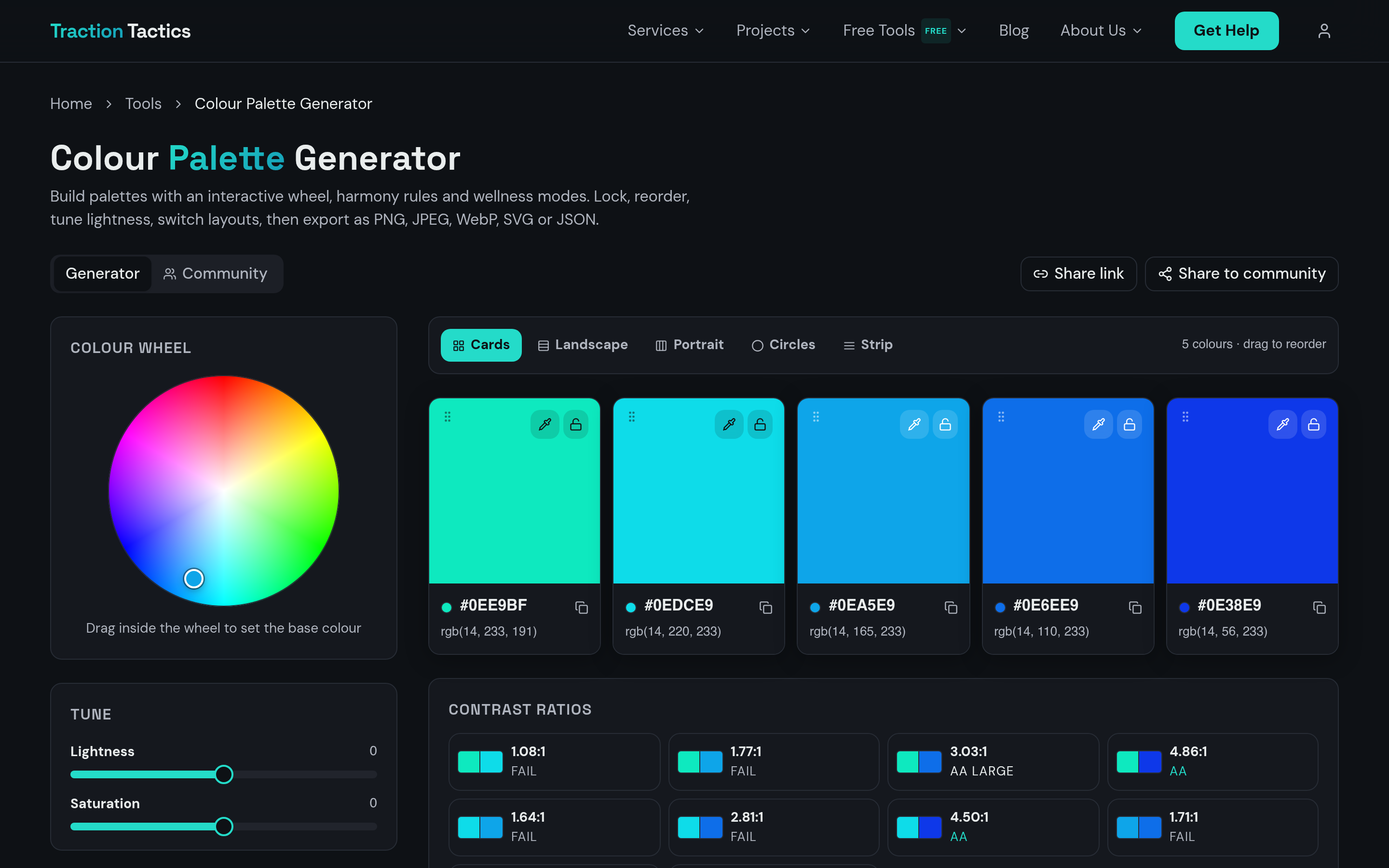Colour Palette Generator